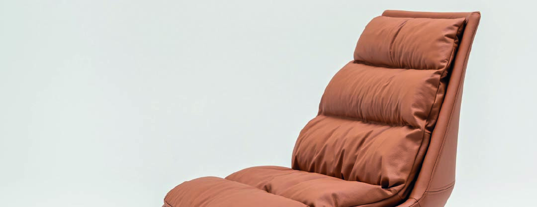 Natural leather upholstery