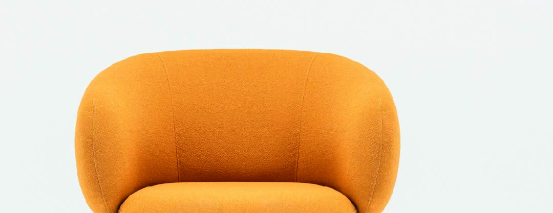 Upholstery in woollen fabric