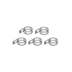 accessories Cable management AK5 cable clips, 5 pcs