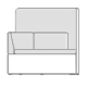 sofa modułowa wysoka Kaiva KAV5L 