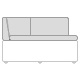  modular sofa low Kaiva KAV6L