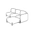 sofa
 Linka LKS07L sofa narożna lewa, 4 siedziska