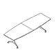 mesa con superficie de pizarra blanca Plex PXB10 