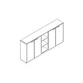 regał z szafką Status X3119 