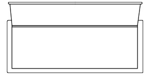 Top access M05 x 1, aluminium