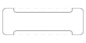Top access M10 MDF x 2