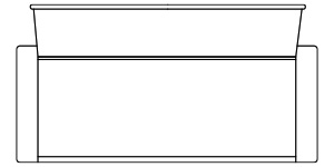 Top access M15 x 2, tworzywo
