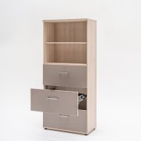 szafa Standard: truflowy mat, dąb naturalny