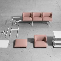 sofa Agora: Mica MC-2496-64183, RAL1013