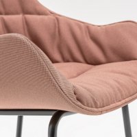 krzesło konferencyjne Baltic Soft Duo: Go Check G-64183, RAL9005