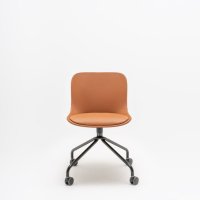 krzesło konferencyjne Baltic 2 Classic: Leather L-04, RAL9005