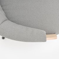 krzesło konferencyjne Collar: fornir dąb naturalny, Grain GR-60301, RAL9005