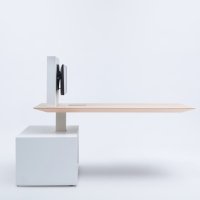 Gravity: fornir wiąz, RAL9003