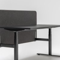 biurko regulowane Ogi Drive: antracyt, RAL9005