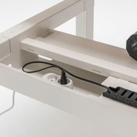 biurko regulowane Ogi Drive Bench: dąb naturalny, RAL9010