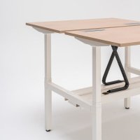 biurko regulowane Ogi Drive Bench: dąb naturalny, RAL9010