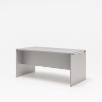 biurko jednostanowiskowe Ogi V: aluminium satinato