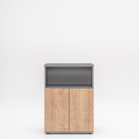 Standard dąb miodowy, aluminium satinato