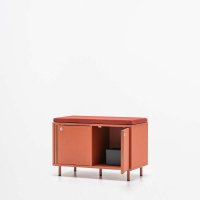 Locker Plus: czerwony mat, Mica MC-2496-64146