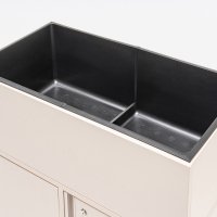 donica Locker Plus: beżowy mat