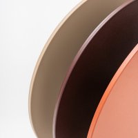 stolik kawiarniany Luna: RAL3007, RAL1019, RAL0404040