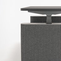 biurko regulowane elektrycznie Ogi Drive: czarny, PET L-IC60-B60