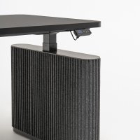 biurko regulowane elektrycznie Ogi Drive: czarny, PET L-IC60-B60