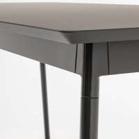 stół wysoki Unit: FENIX czarny mat, RAL9005