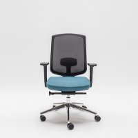 krzesło biurowe Sava: Medley M-67006, Runner R-60025, aluminum polerowane