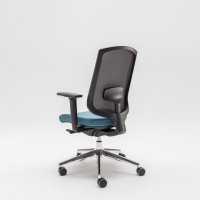 krzesło biurowe Sava: Medley M-67006, Runner R-60025, aluminum polerowane