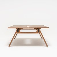 biurko bench Viga: fornir dąb miedziany