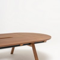 biurko bench Viga: fornir dąb miedziany