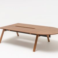 biurko bench Viga: fornir dąb miedziany