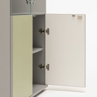 Color: awokado mat, aluminium satinato